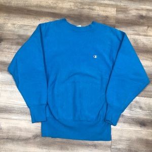 CHAMPION VINTAGE 90s LT BLUE REVERSE WEAVE MEDIUM